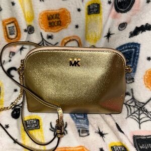 Michael Kors Shimmering Gold Crossbody Bag